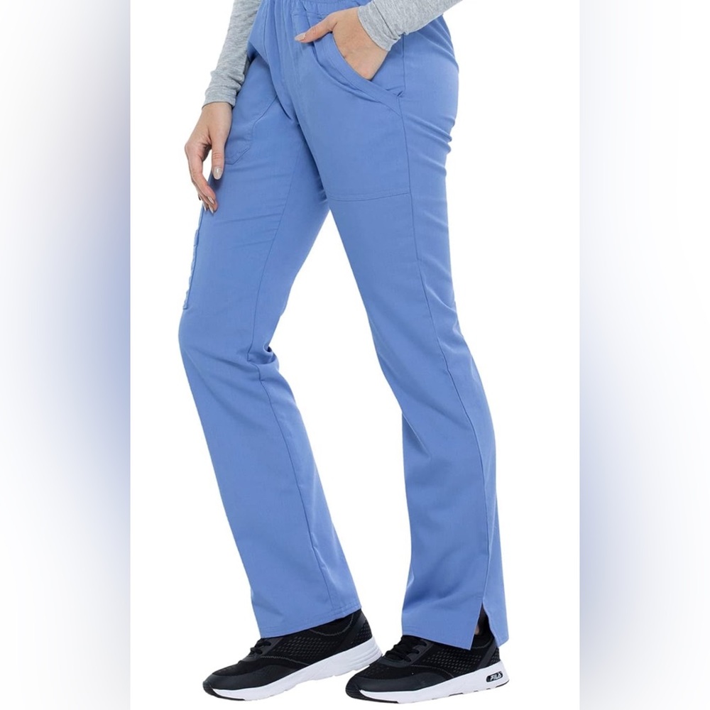 Petite Light blue sanibel scrub pants